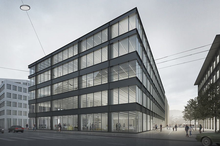 Ein Blick» in den Neubau von SIPBB: Das Gebäude – Switzerland Innovation  Park Biel/Bienne