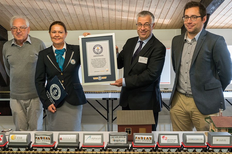 Grösstes FABLAB der Schweiz mit Weltrekord eingeweiht