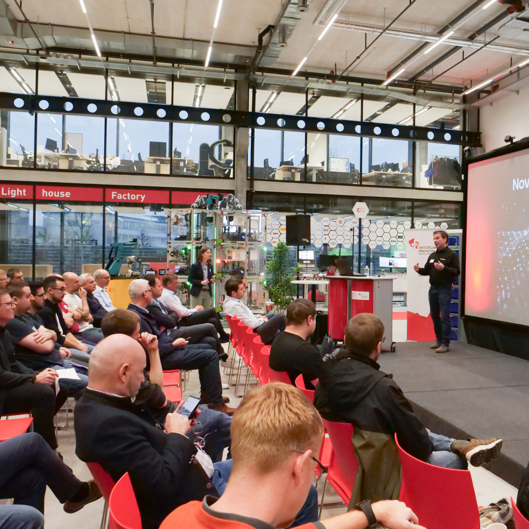 Am 17 Januar 2024 fand in der Swiss Smart Factory der erste Smart Factory Breakfast Pitch des Jahres zum Thema Smart Maintenance statt.